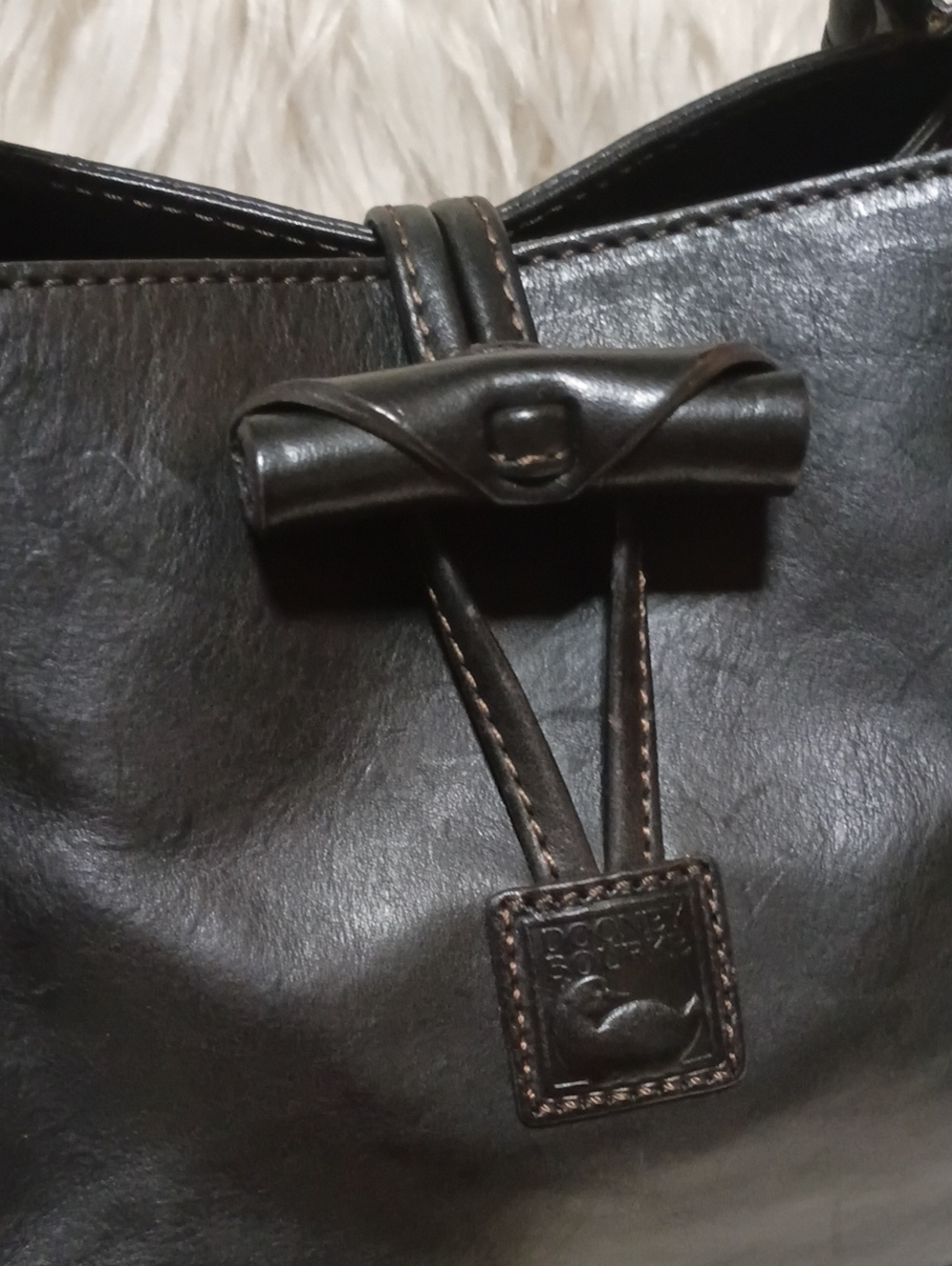 Dooney & Bourke Florentine Leather Toggle satchel bag - Picture 4 of 17